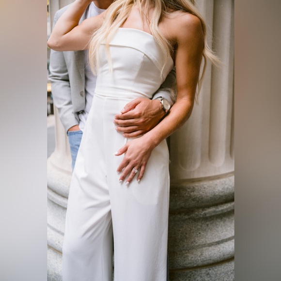 NICHOLAS strapless jumpsuit - Picture 5 of 6